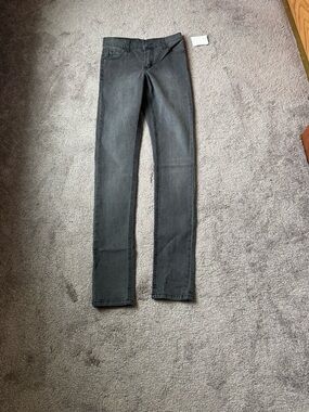 Cheap Monday Grey Skinny Jeans SIZE 27/34 High Rise Stretch Slim Fit Denim Pants